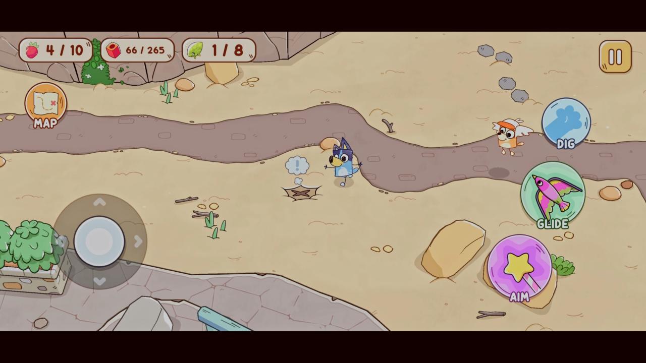 Bluey's Quest For The Gold Pen, Review, Switch 2, Gameplay, Screenshot, Adventure, Cartoon, Colorful, Family Friendly Game
