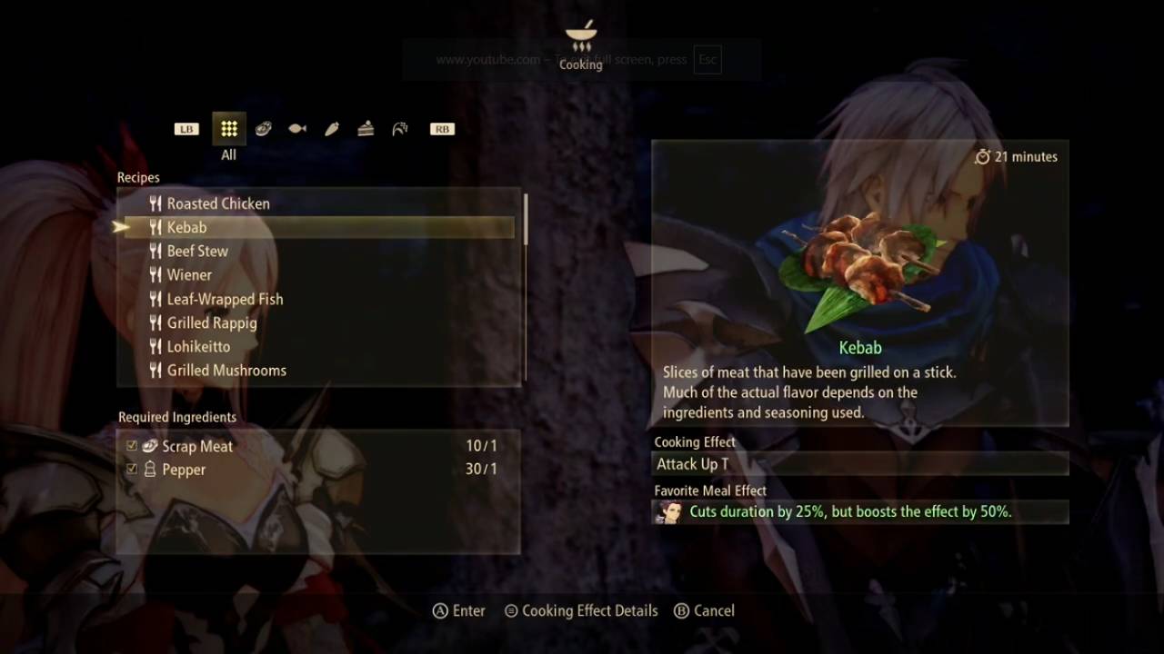 Tales of Arise, Gameplay, Recipe, Trophy, IN-game, Guide, PC, Noobfeed