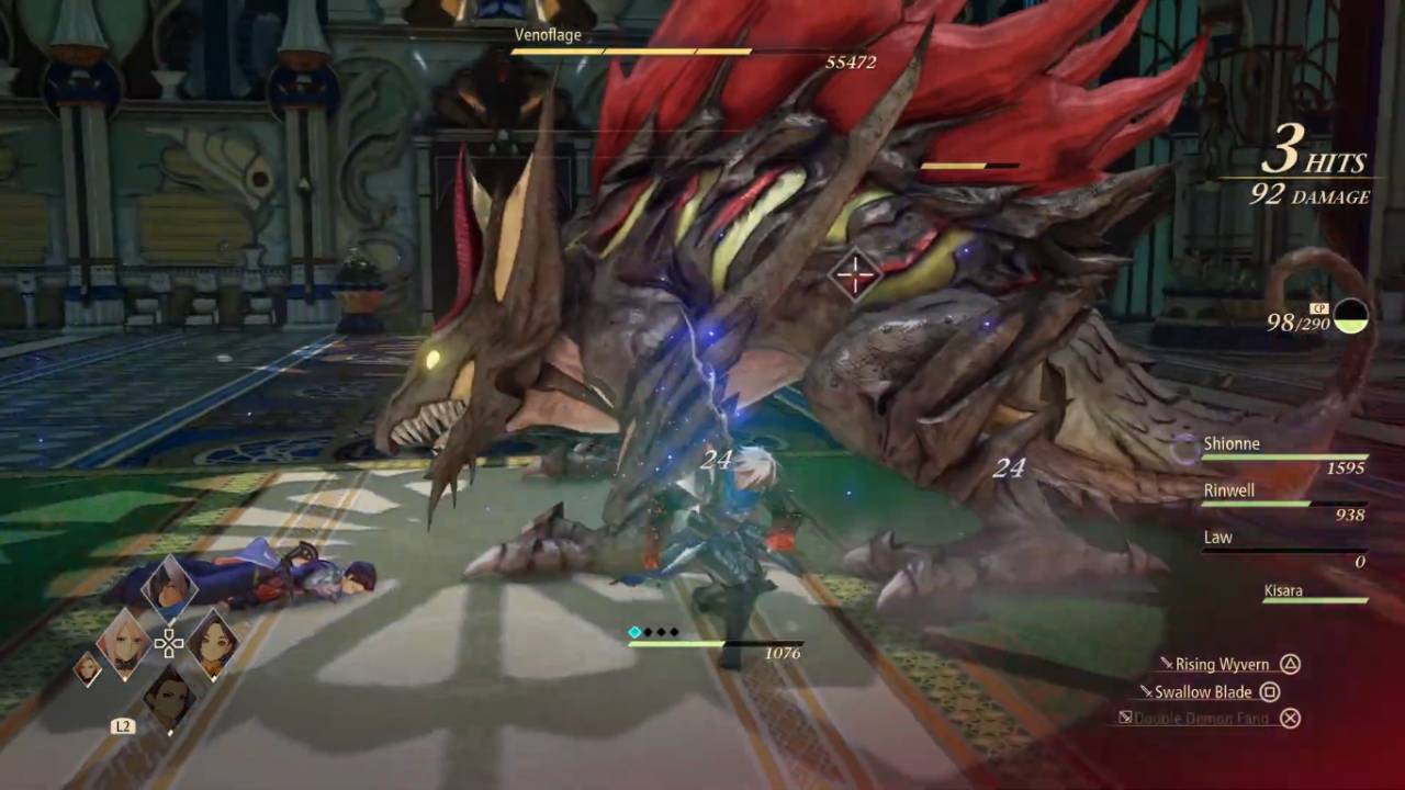 Tales of Arise, Gameplay, Combat, Venoflage, Boss Fight, Boss Battle, IN-game, Guide, PC, NoobFeed