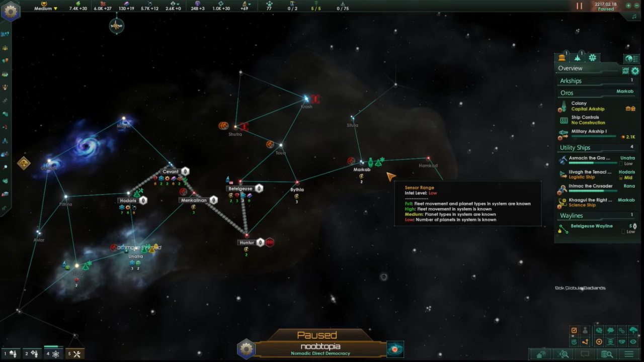 Stellaris Nomad, Expansion, Perspective Gameplay