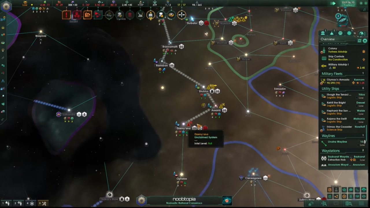Stellaris-Nomad, Strong Presentation, Standards