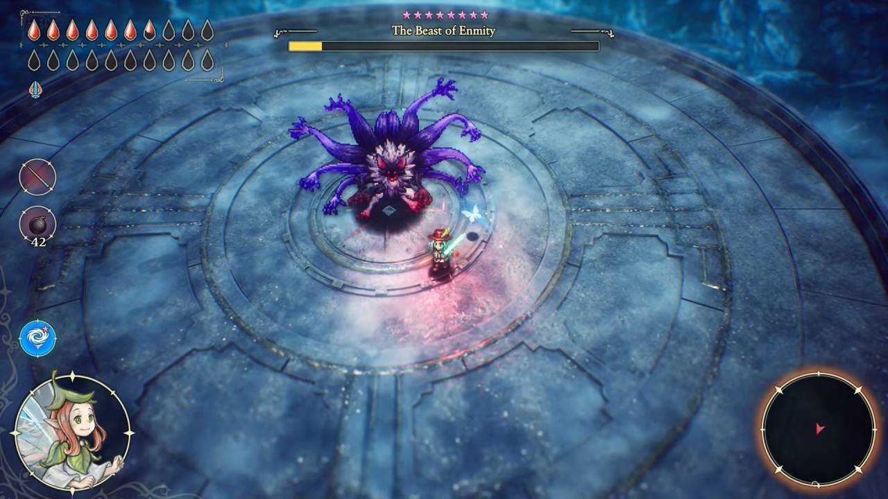The Adventures of Elliot: The Millennium Tales Beast of Enmity Boss Fight