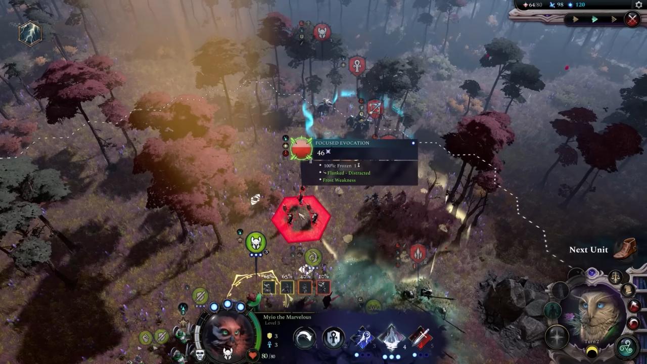 Age of Wonders 4: Secrets of the Archmages Combat Gameplay