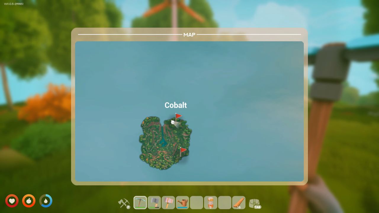 Solarpunk Guide Cobalt Ore Location in a Map