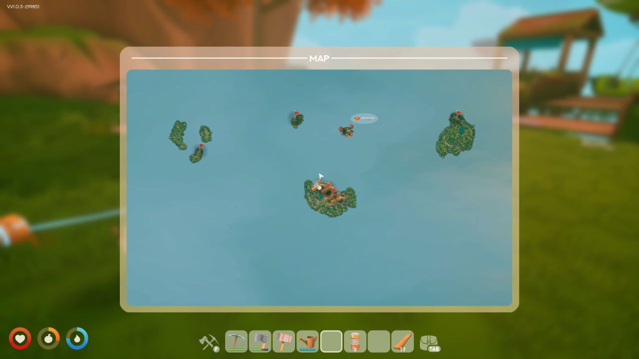 Solarpunk Guide Pigs Location in a Map