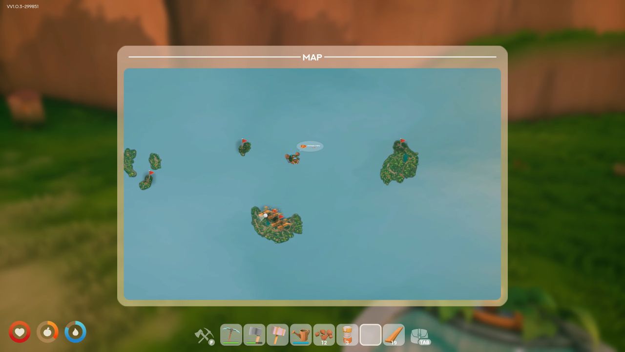 Solarpunk Guide Sheep Location in a Map