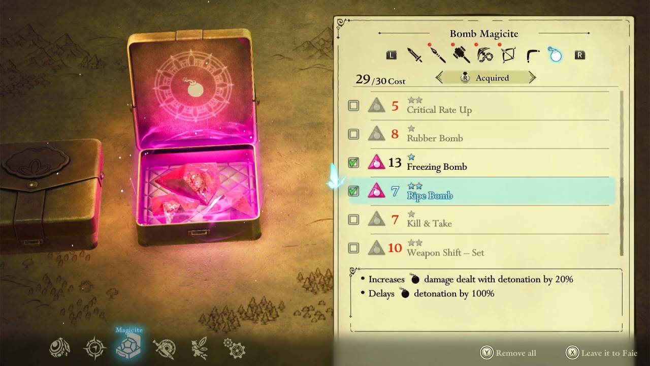 The Adventures of Elliot: The Millennium Tales Guide Bomb Magicite Explosives