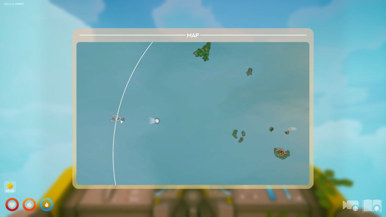Solarpunk Guide Map Showing Third Backpack Location