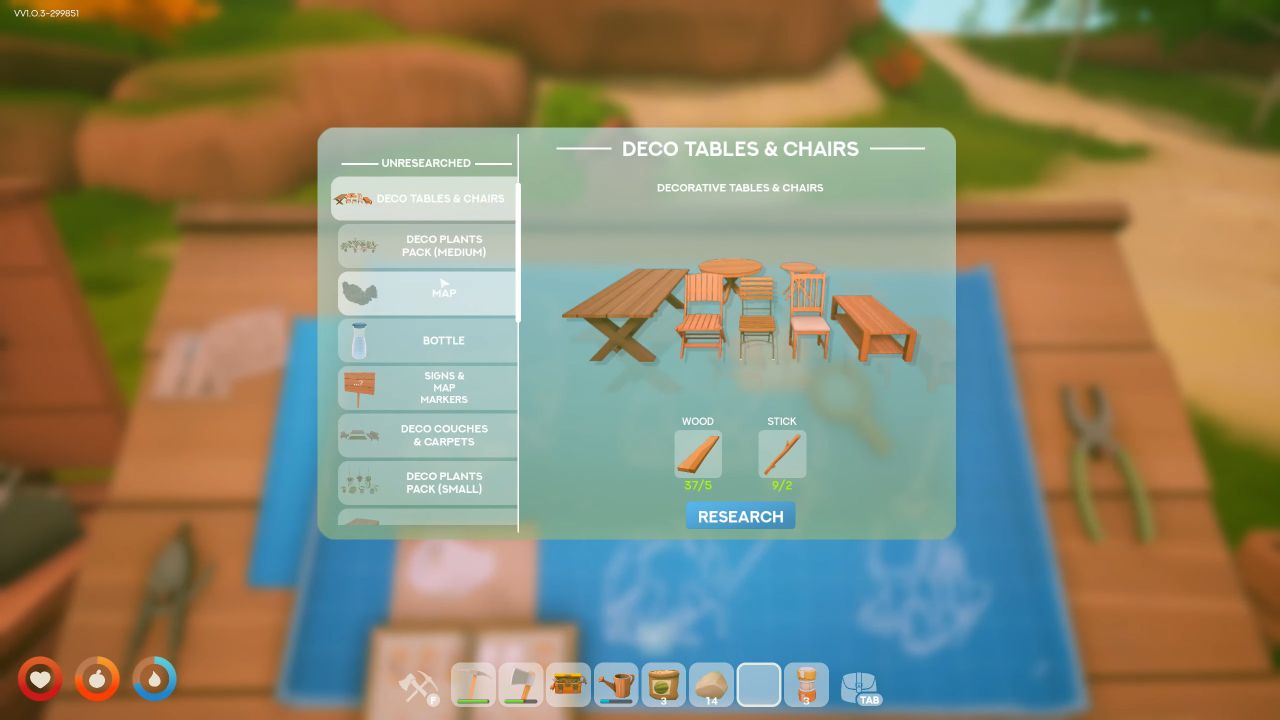 Solarpunk Guide Unlocking Items in Research Table