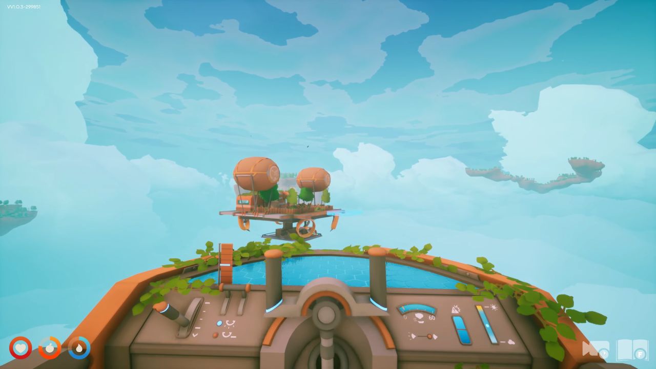 Solarpunk Guide Riding Airship