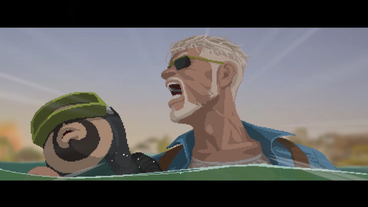 DAVE THE DIVER - In the Jungle Content Pack Final Cutscene, Cobra saving Dave