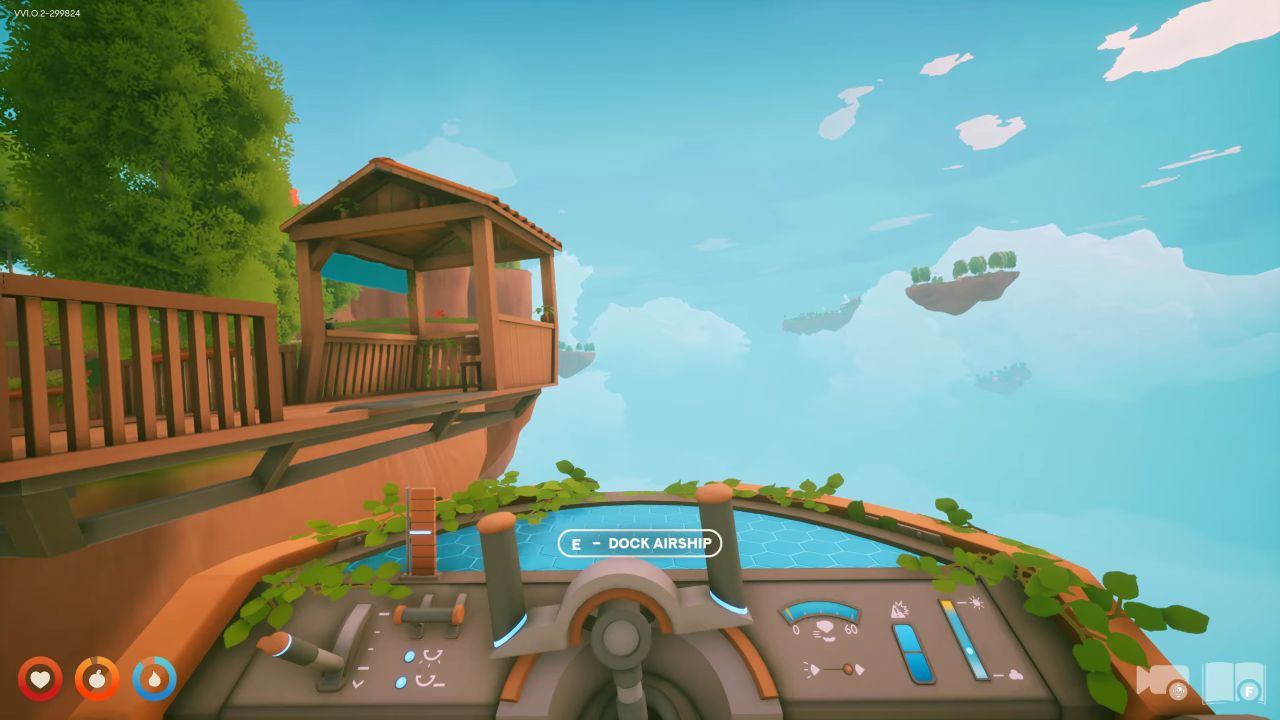 Solarpunk Guide Docking Airship