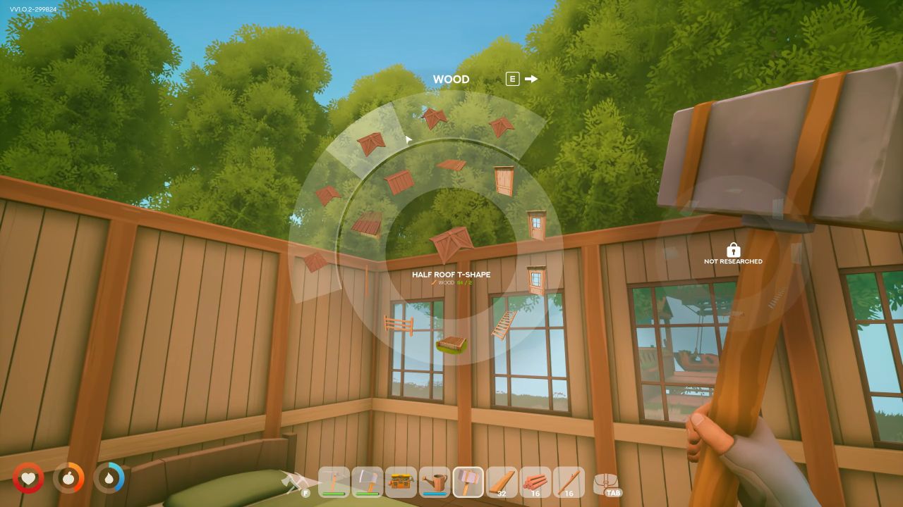 Solarpunk Guide Placing Half Roof T Shape