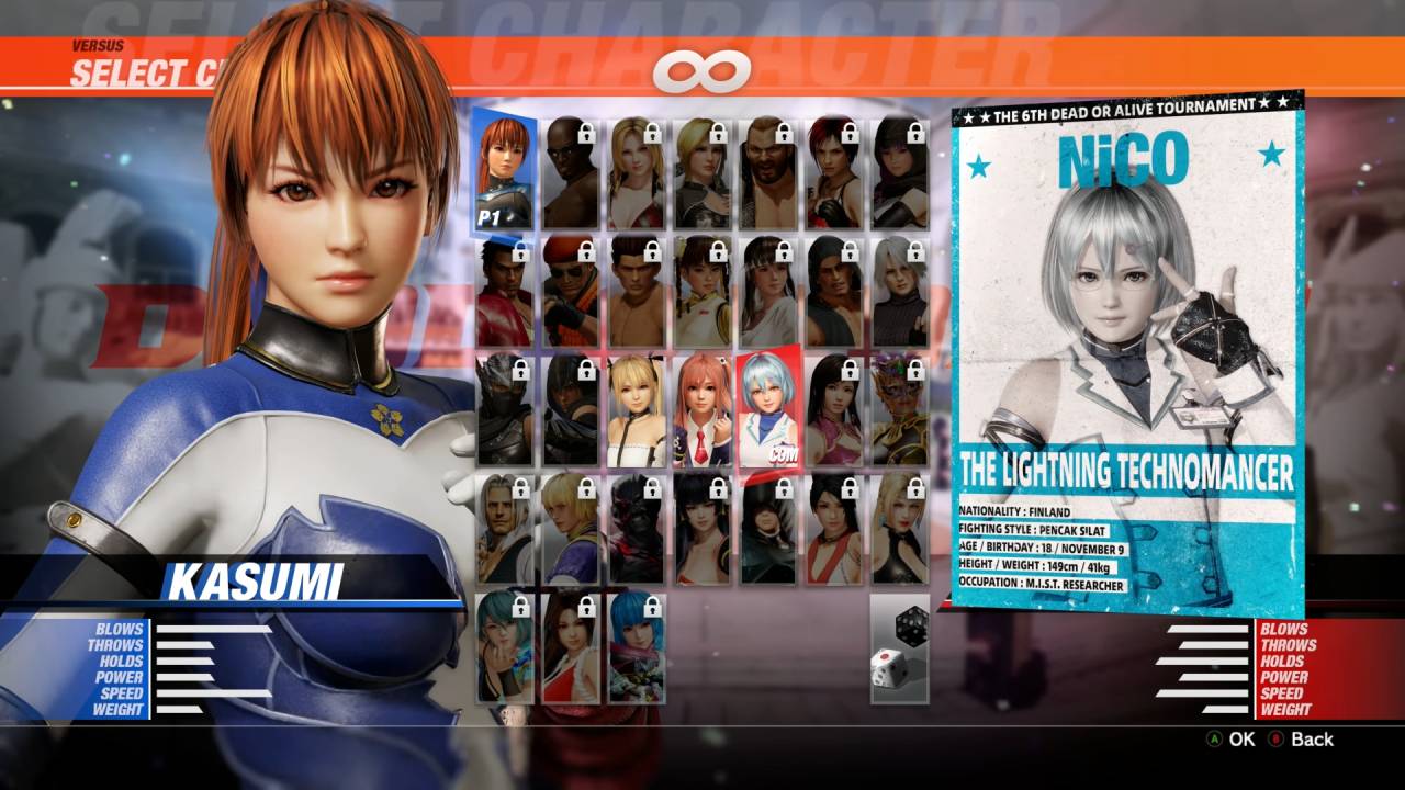 Dead or Alive 6 Last Round Full Roster