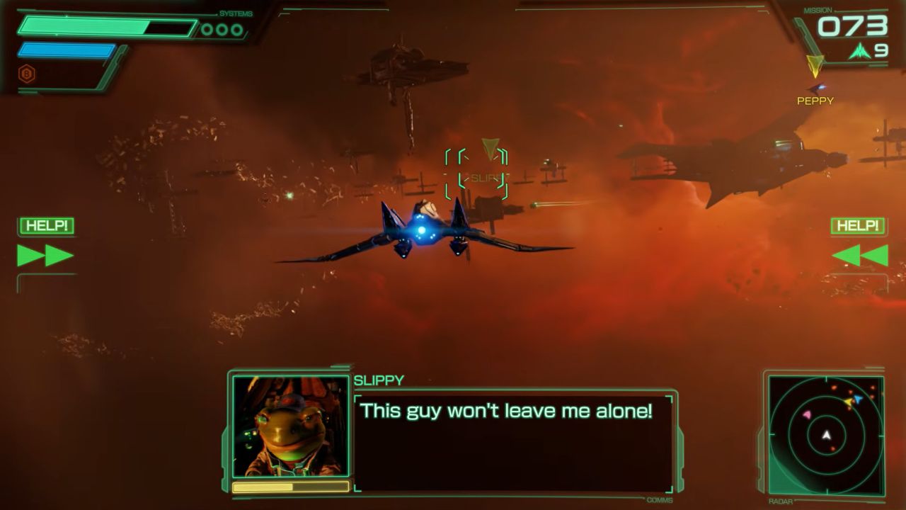 Star Fox Guide Locking Enemy in Sector Z