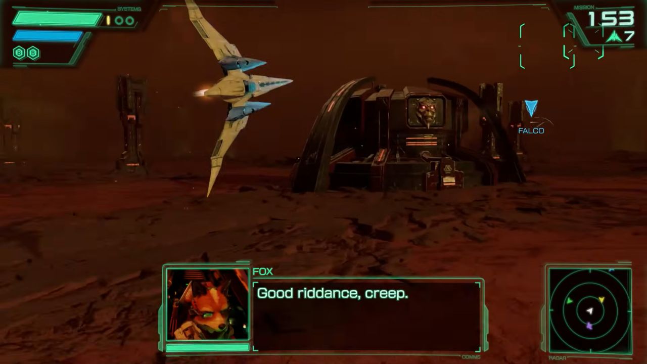Star Fox Guide Following Falco in Venom 2
