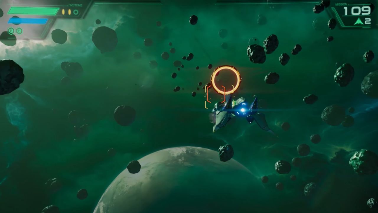 Star Fox Guide Attacking in Meteo