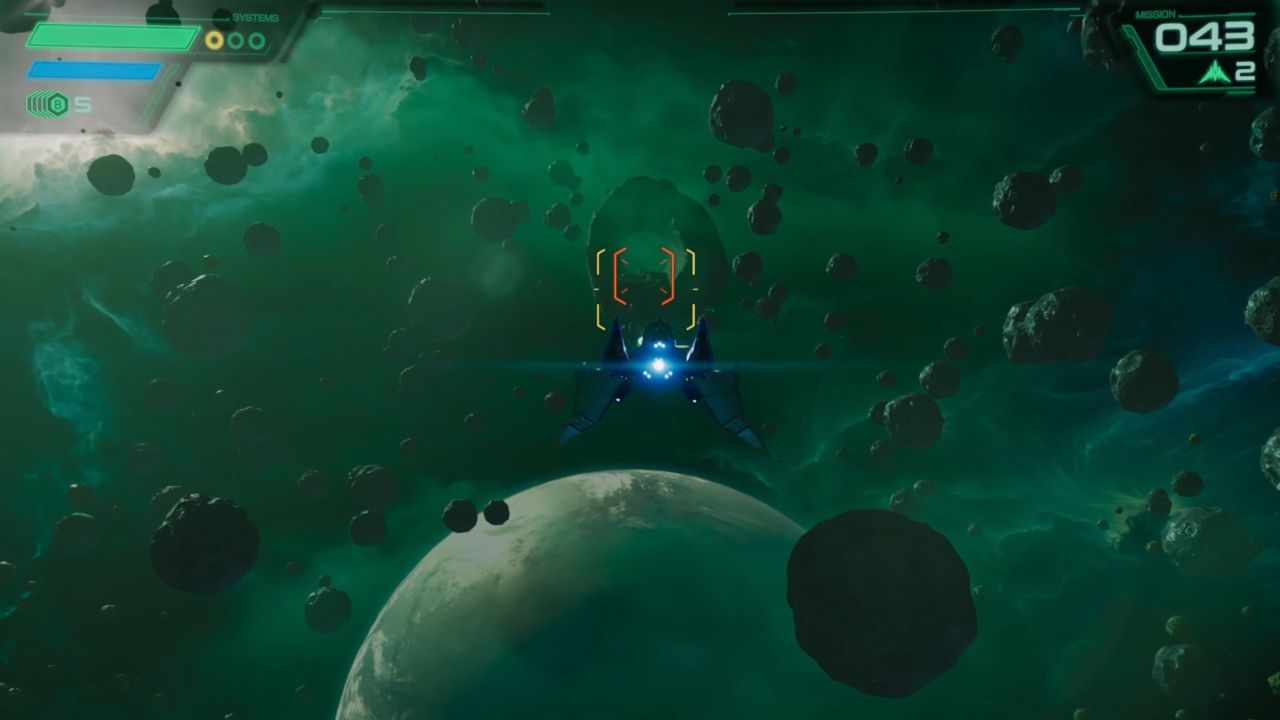 Star Fox Guide Marking the Target Meteo