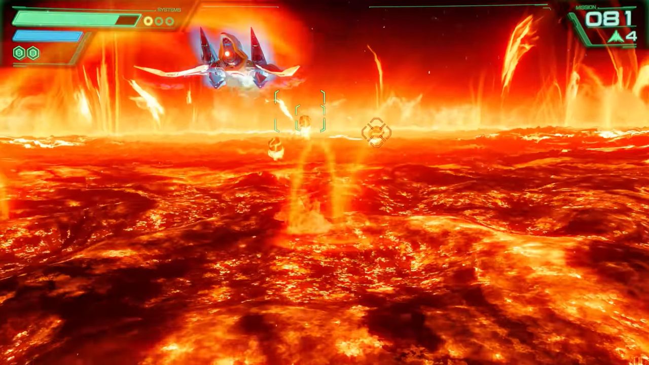 Star Fox Guide Attacking in Solar