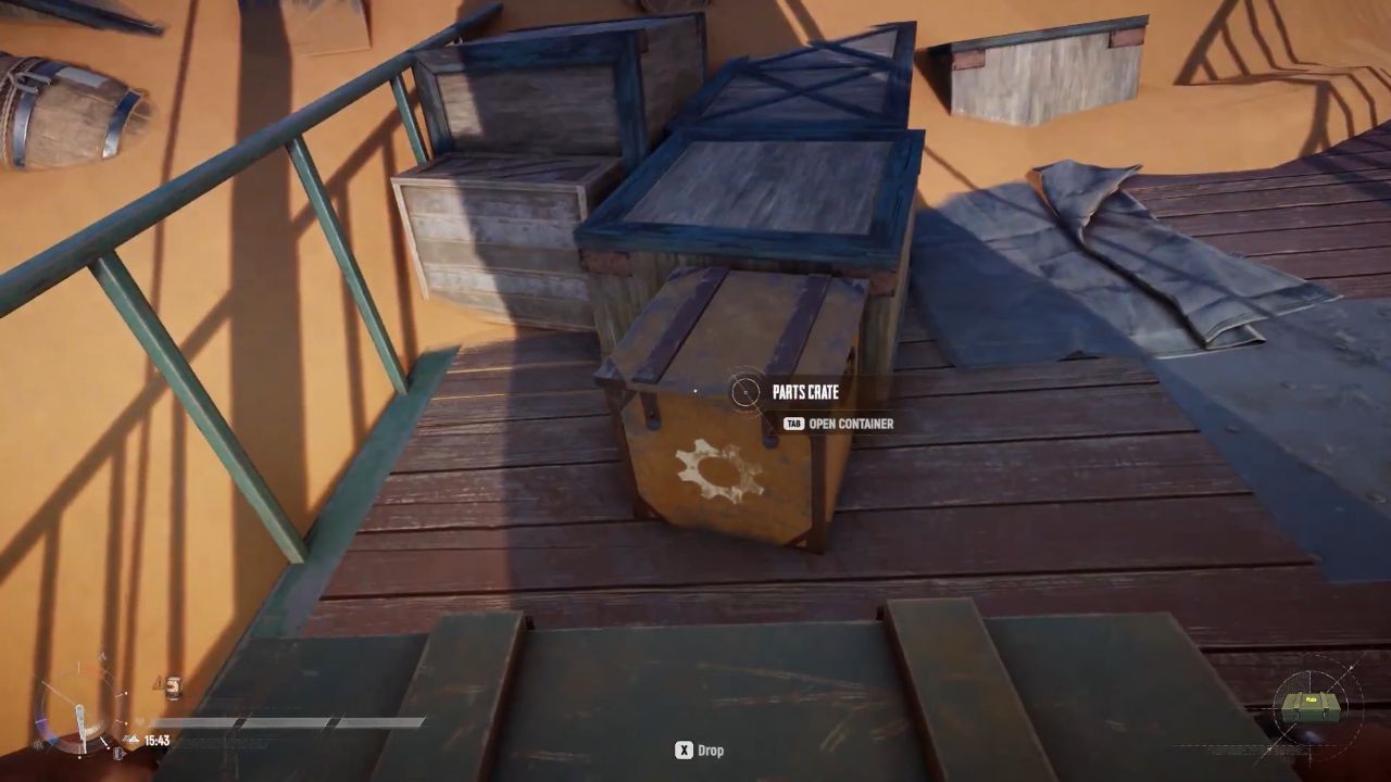 SAND: Raiders of Sophie Guide Opening Parts Crate