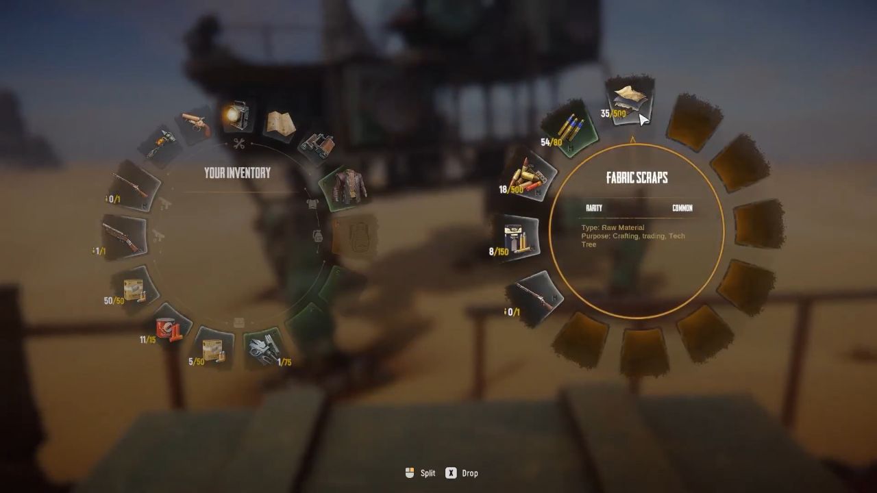 SAND: Raiders of Sophie Guide Fabric Scraps in The Inventory