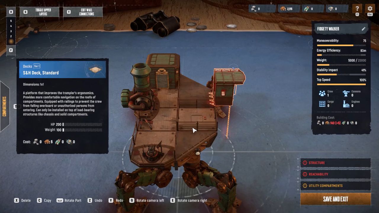 SAND: Raiders of Sophie Adding S&H Deck on Trampler