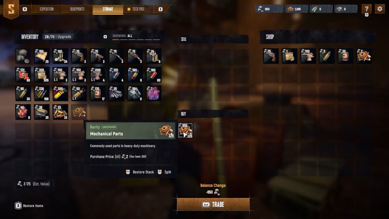 SAND: Raiders of Sophie Guide Buying Items