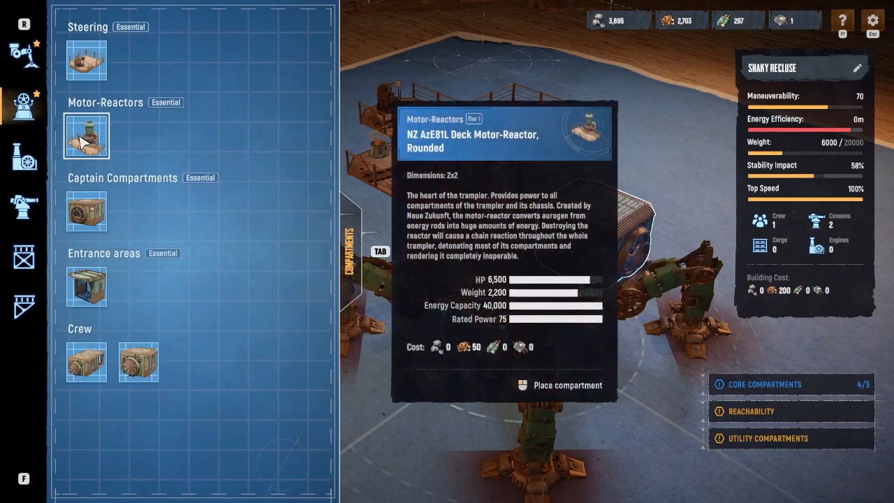 SAND: Raiders of Sophie Guide Motor Reactors