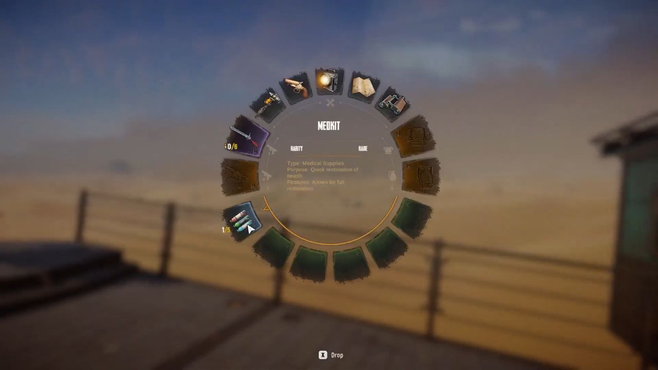 SAND: Raiders of Sophie Guide Using Medkit