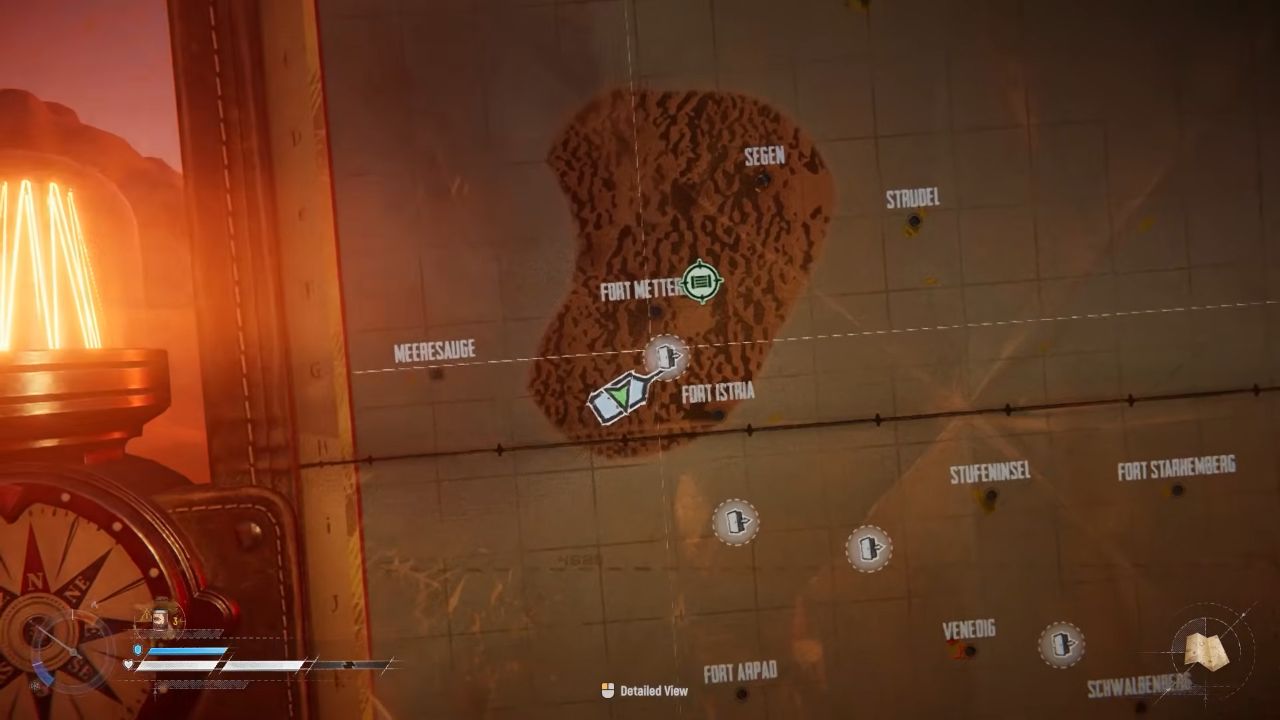 SAND: Raiders of Sophie Guide Going to the Door Mark on the Map