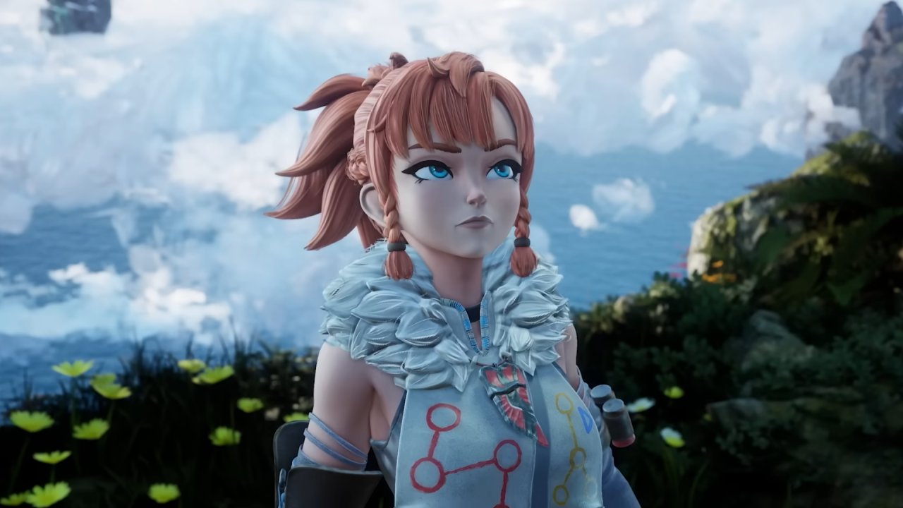Palworld female character close up