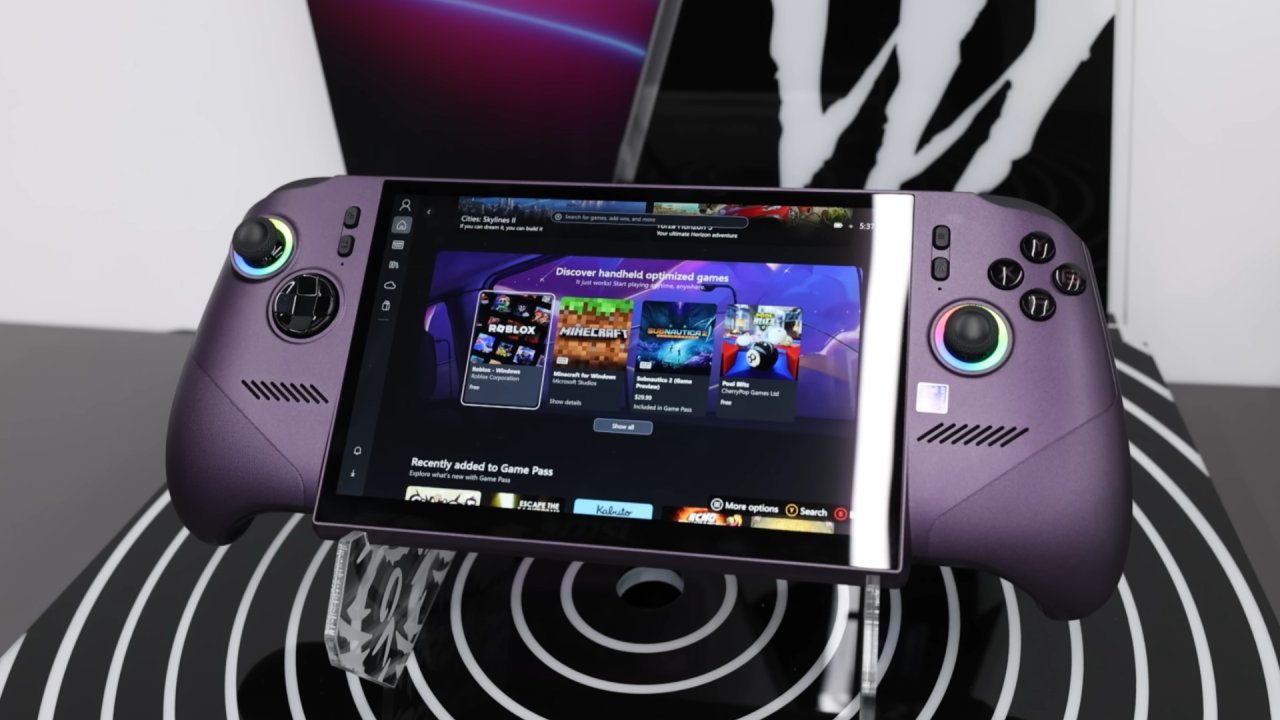 Intel Arc G3 Extreme Chip Used in Handheld