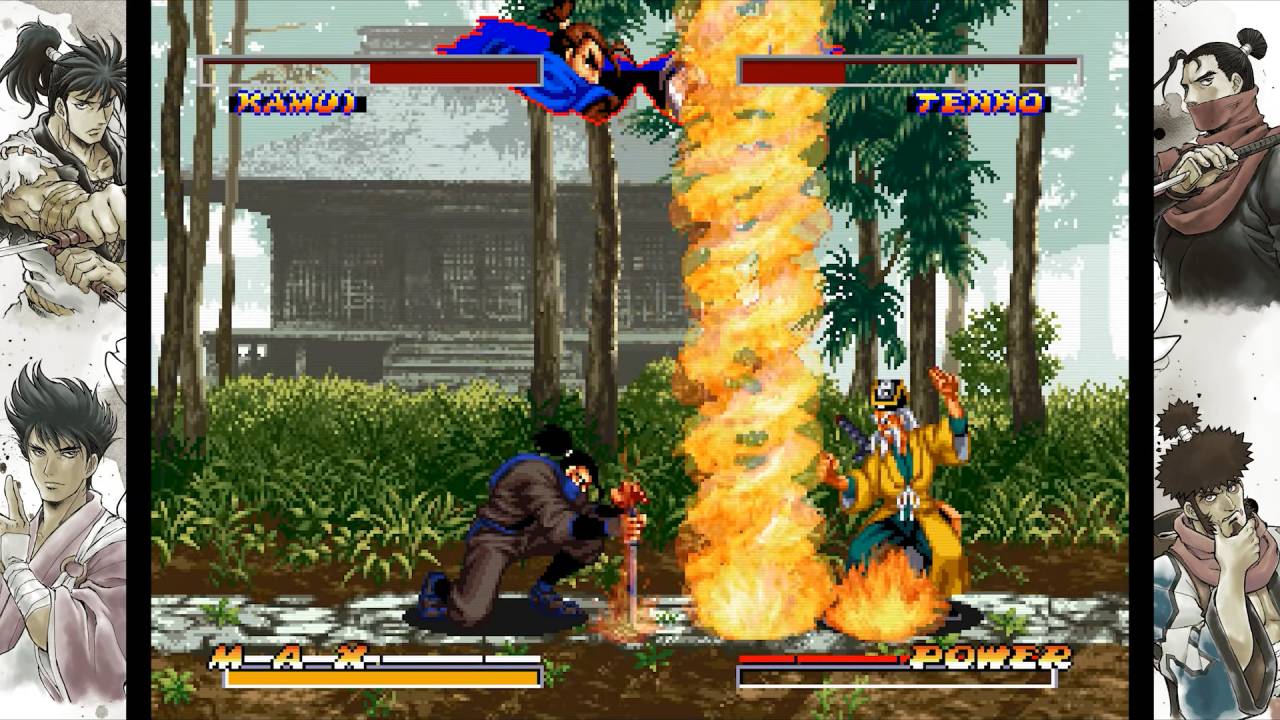 ACA NEOGEO Ninja Master's Kamui vs Tenho