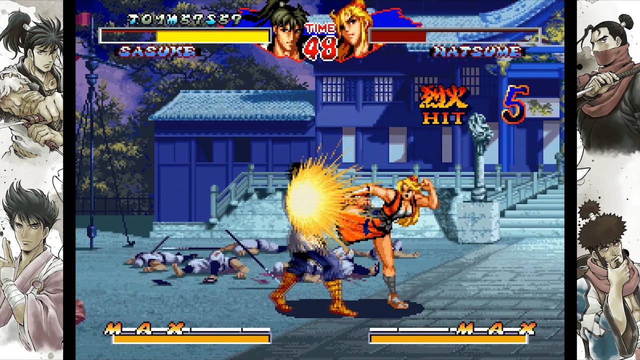 ACA NEOGEO Ninja Master's Sasuke vs Natsume