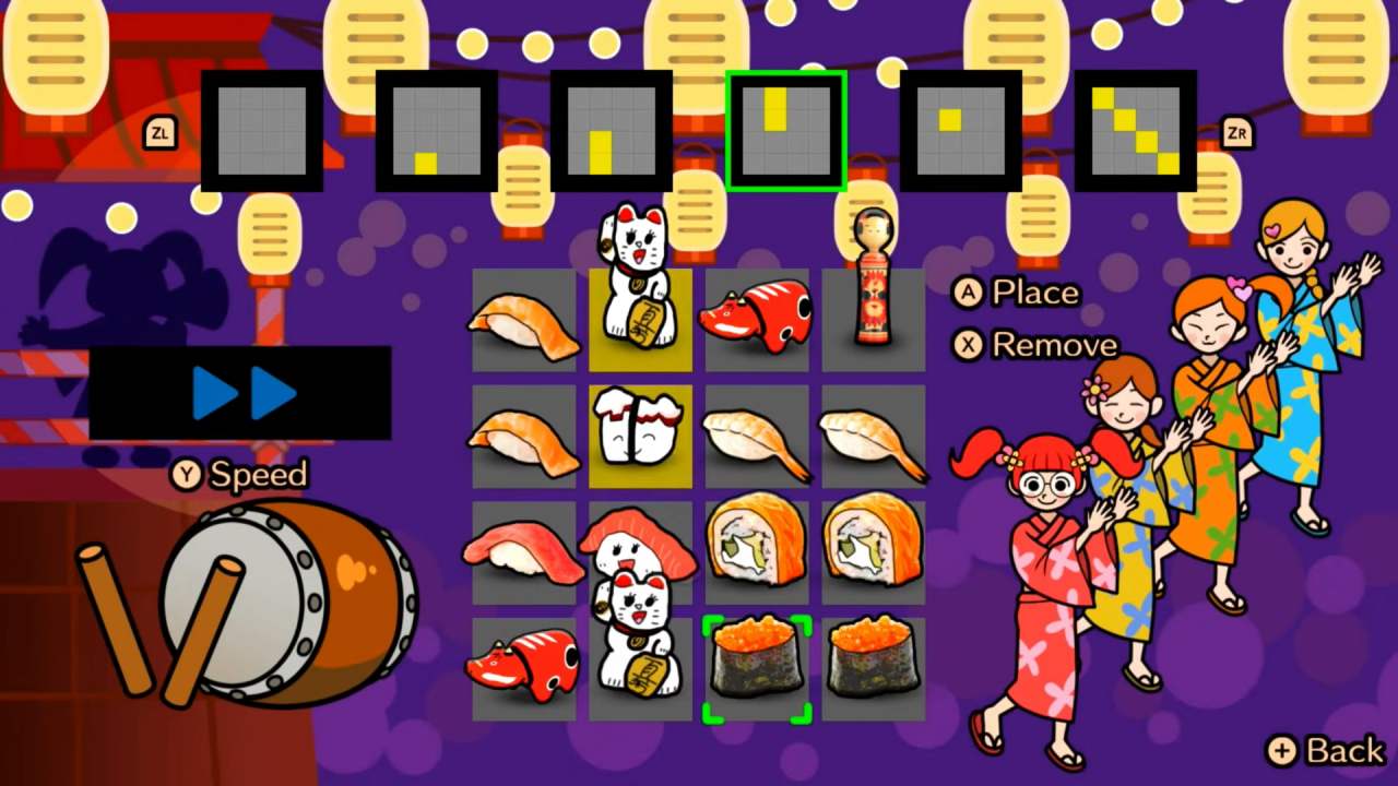 Rhythm Heaven Groove Sushi Sequencer