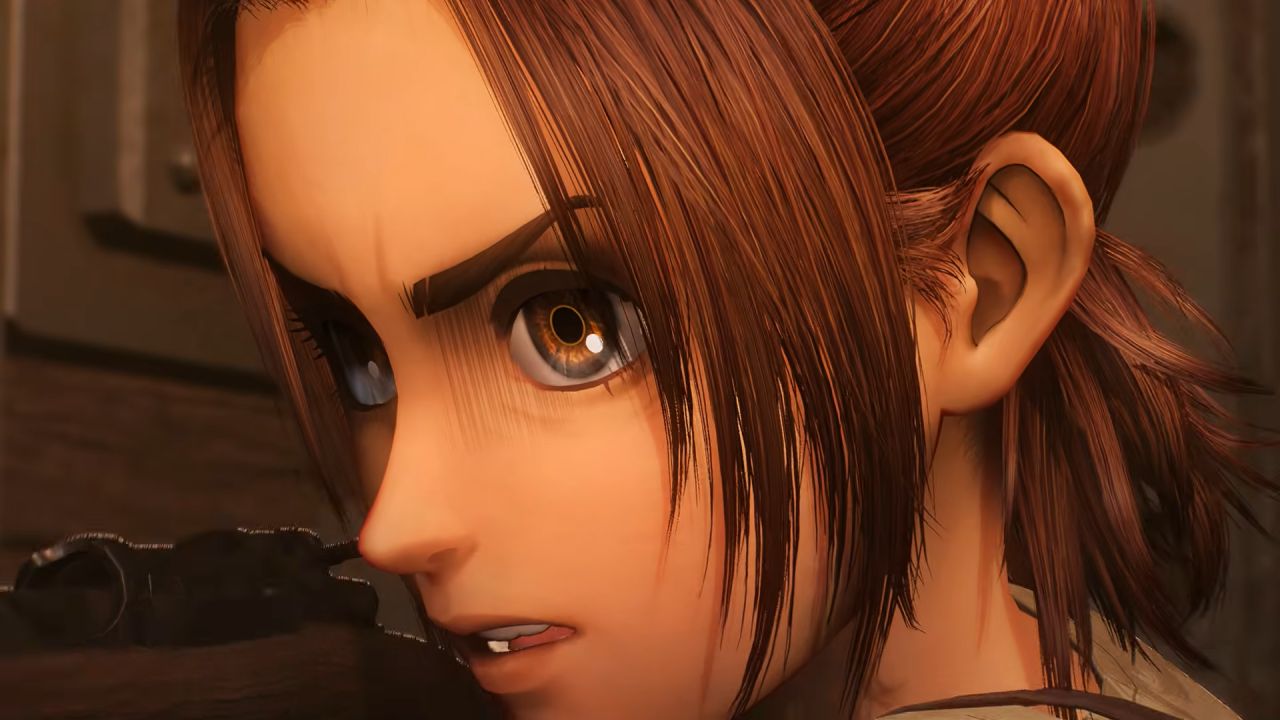 Attack on titan 3 Gabi Braun aims her rifle