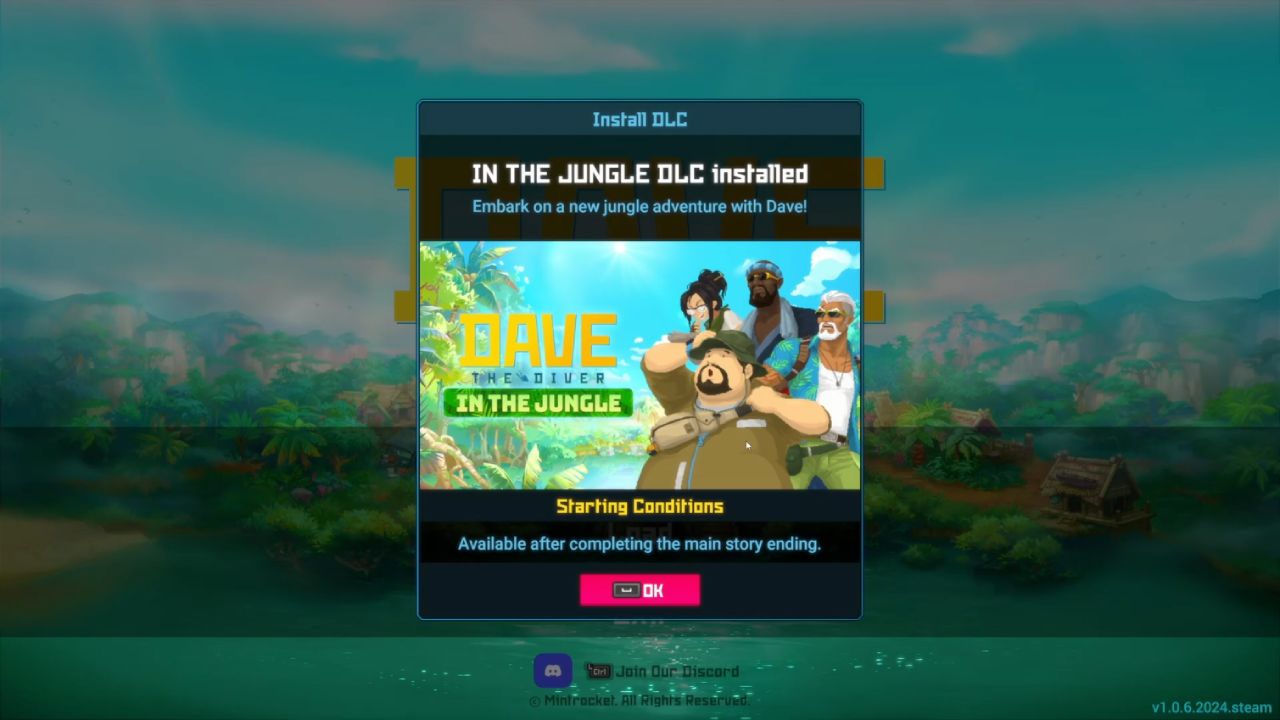 Dave the Diver Guide How to Start the Jungle DLC