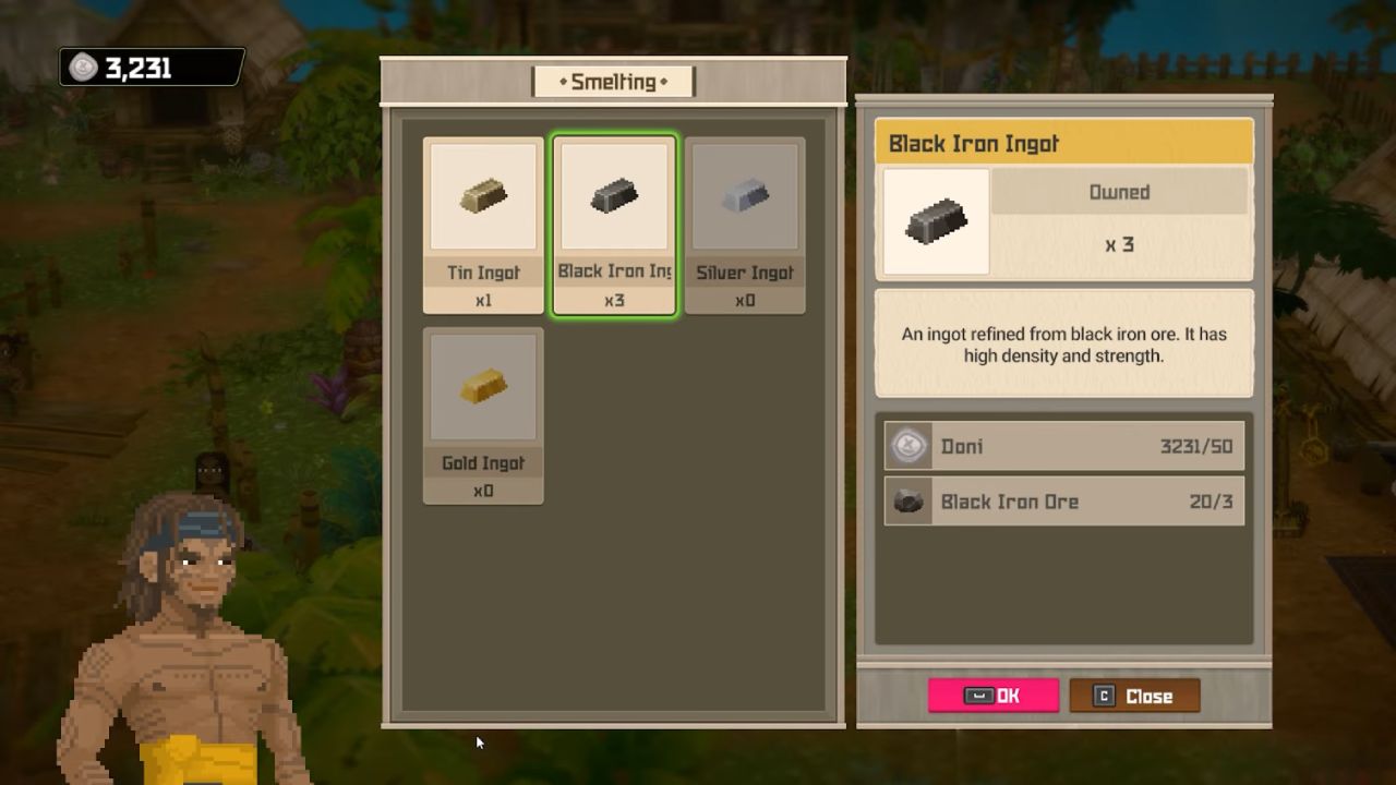 Dave the Diver Guide How to Get Black Iron Ingot