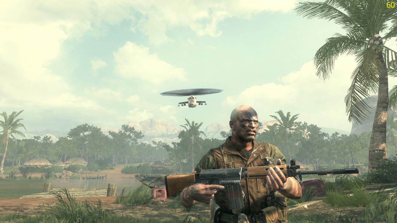 Black Ops 2 Frank Woods holding an FN FAL rifle
