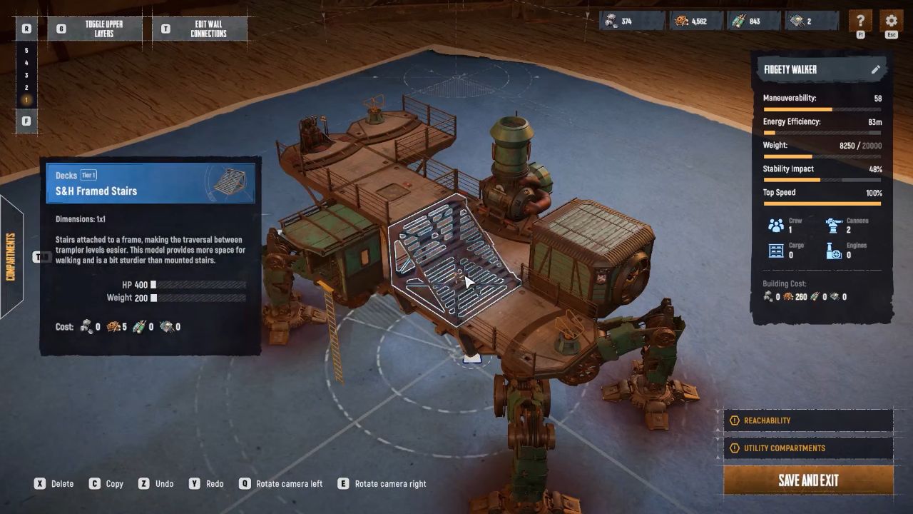 SAND: Raiders of Sophie Guide Stairs Blueprint