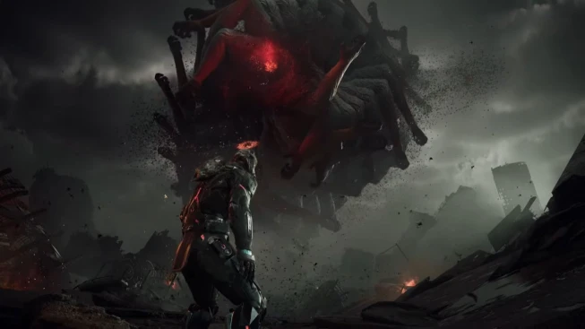 CINDER CITY Protagonist Standing