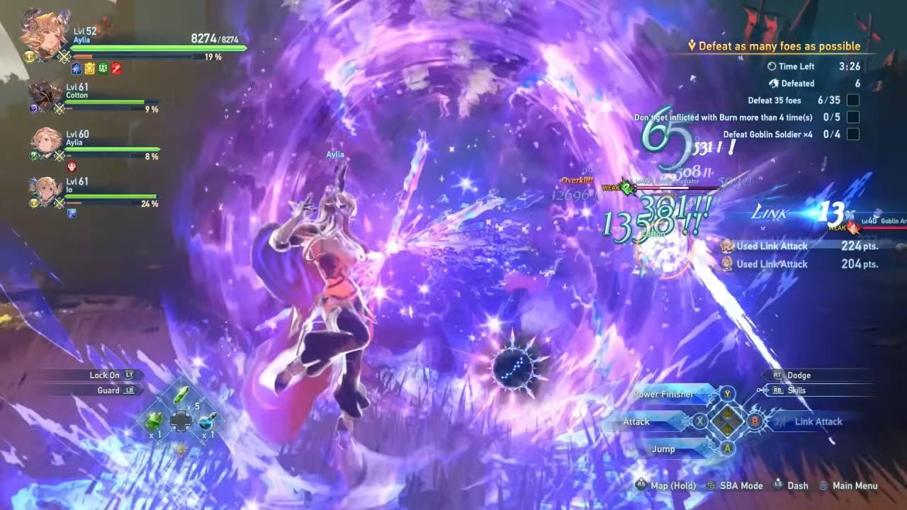 Granblue Fantasy: Relink - Endless Ragnarok Combat Gameplay