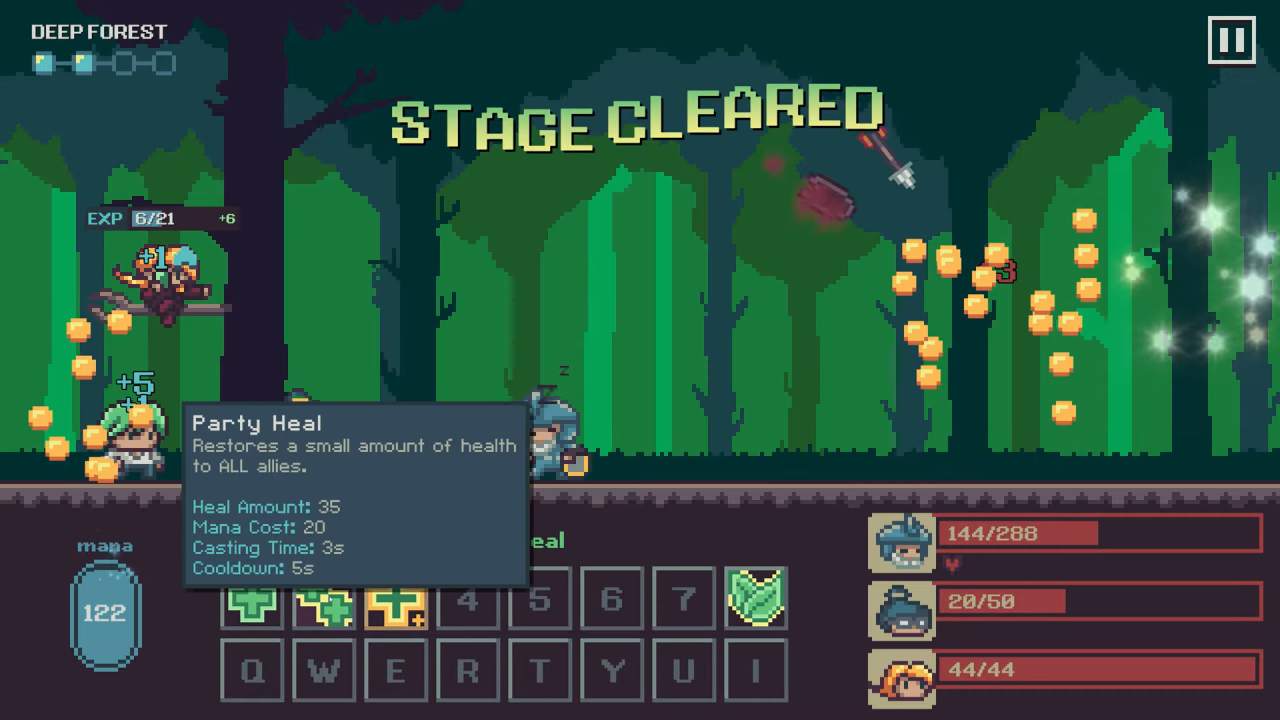Master Healer Kale with useless party cleared the Deep Forest