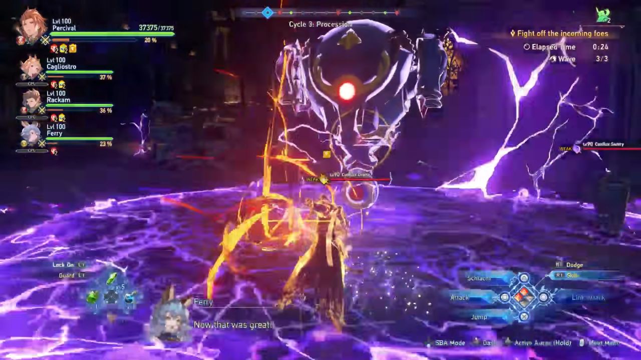 Granblue Fantasy: Relink - Endless Ragnarok Combat Gameplay