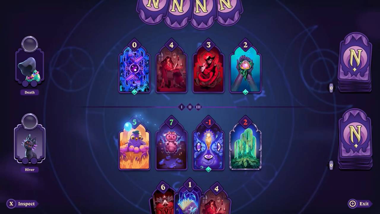 Moonlight Peaks Farming Cards from Death