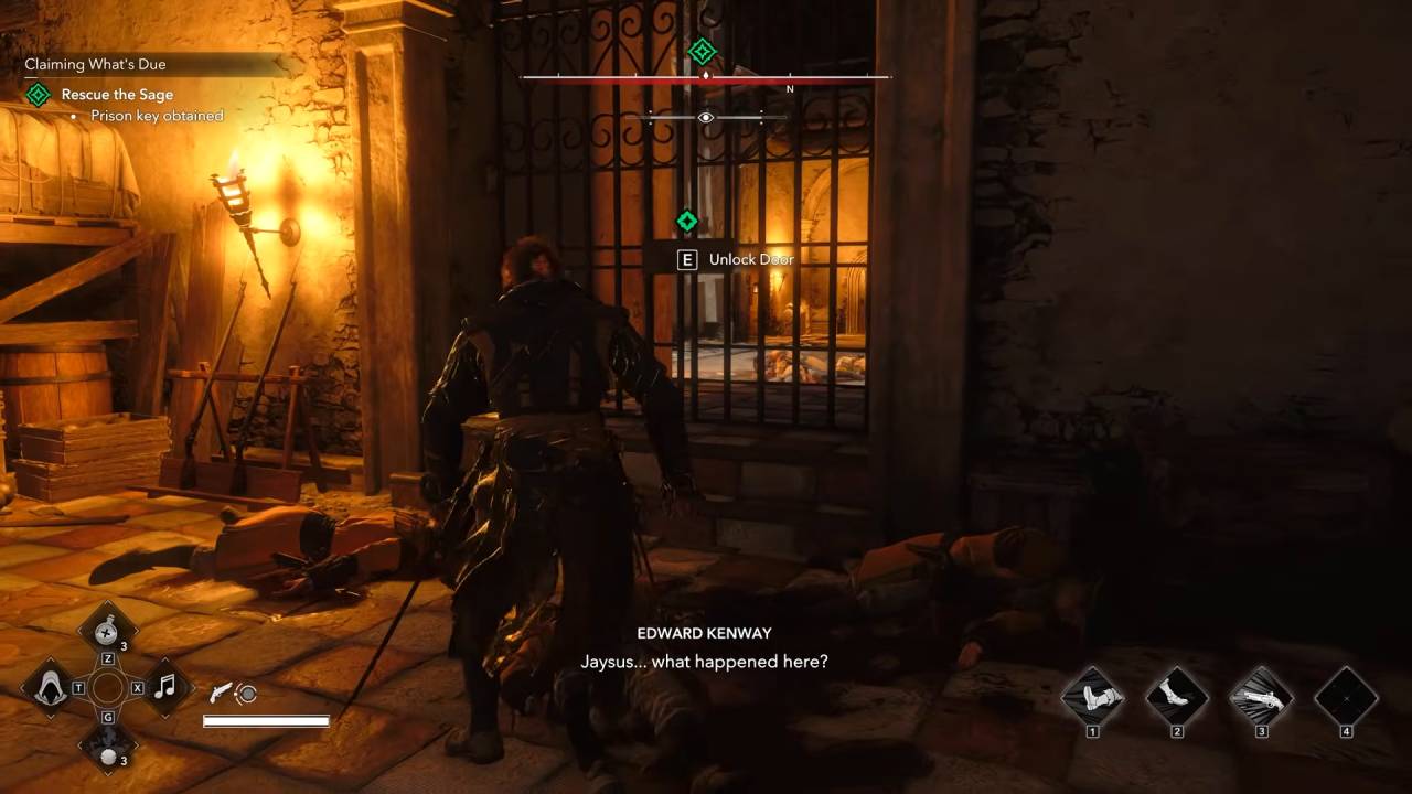 Assassin's Creed Black Flag Resynced Guide Getting the Key and Opening the Prison