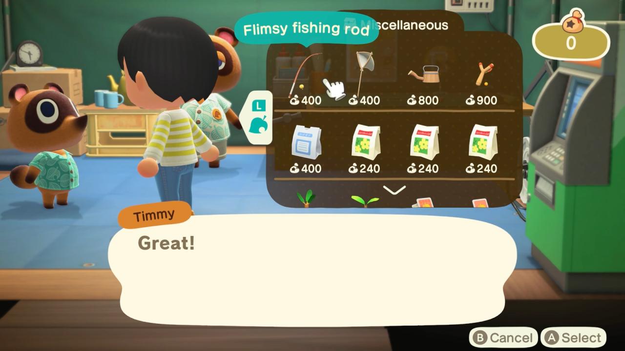 Animal Crossing: New Horizons Inventory Management