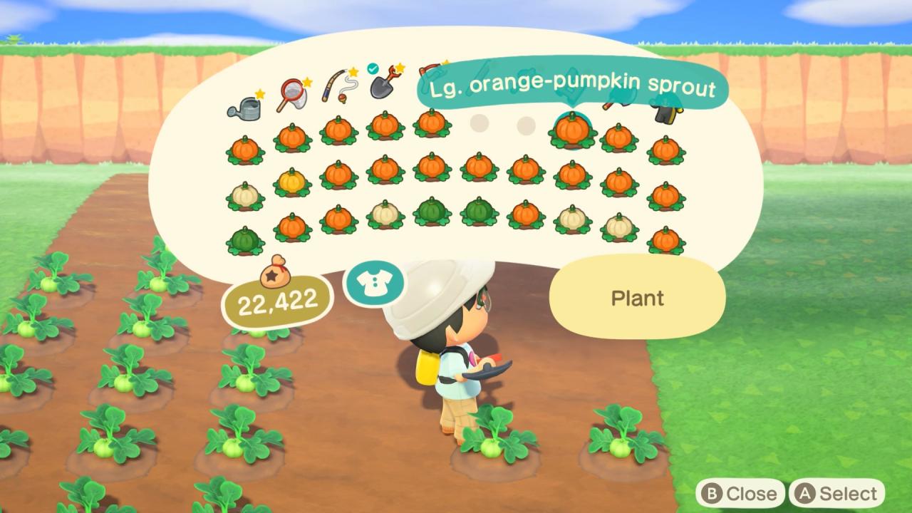 Animal Crossing: New Horizons Farming