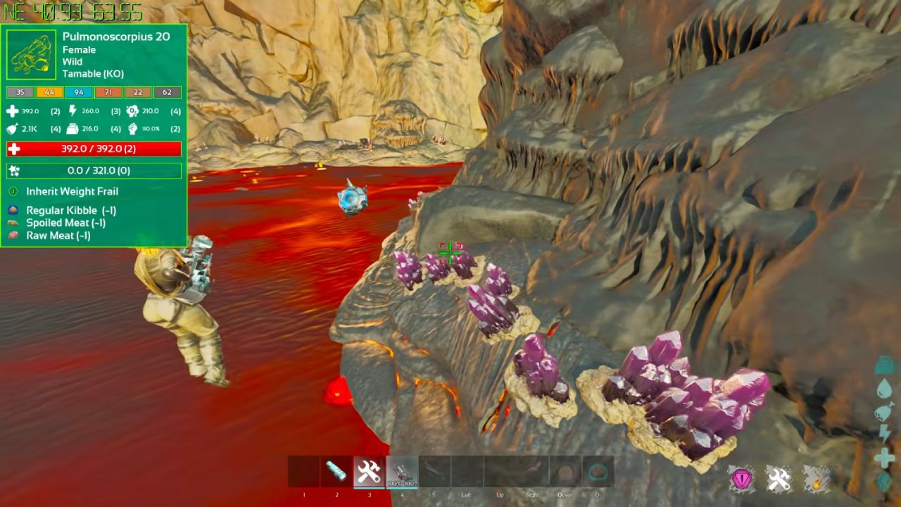 Ark Survival Ascended Guide Harvest Purple Element Nodes