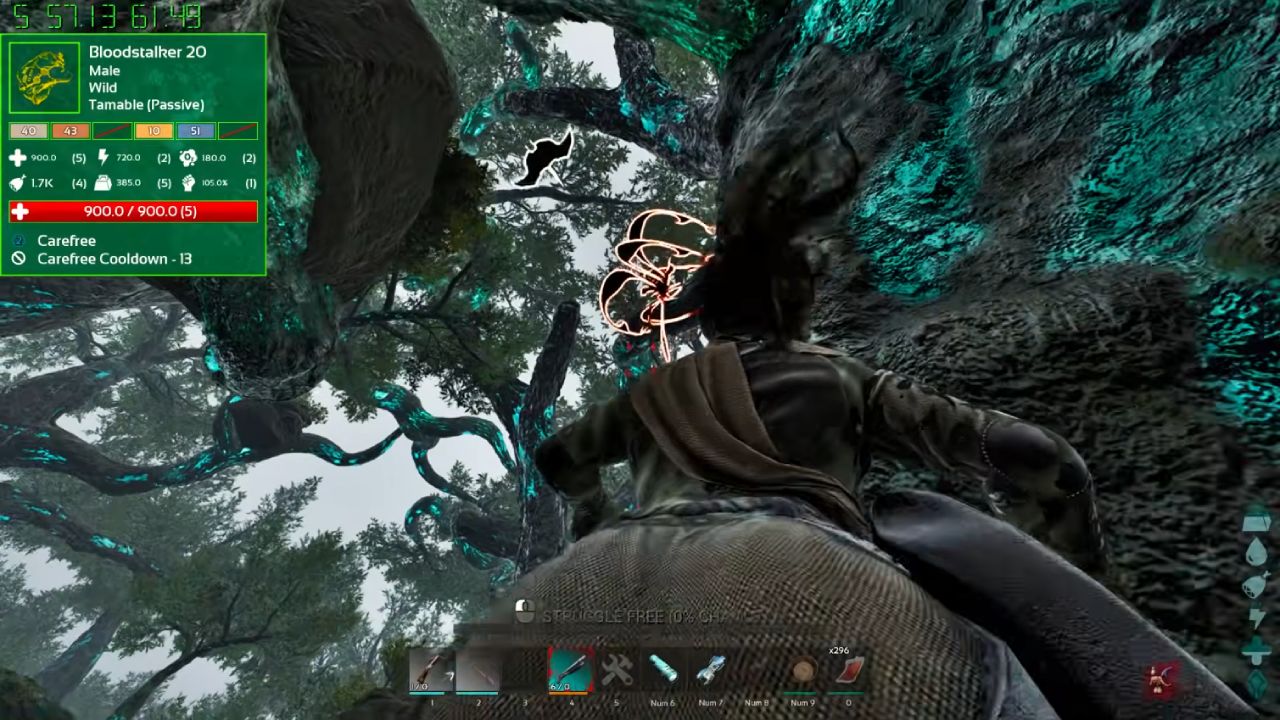 Ark Survival Ascended Guide Bloodstalker Taming Process